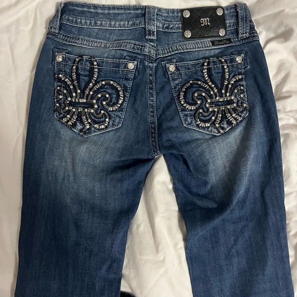 Miss Me lowrise bootcut jeans 27 - Picture 3 of 11